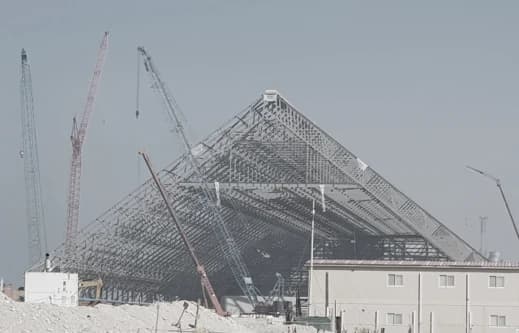 Large-span steel structure at EGA Al Taweelah
