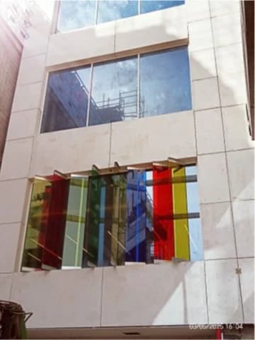 Exterior façade works at SEVEN Tabuk